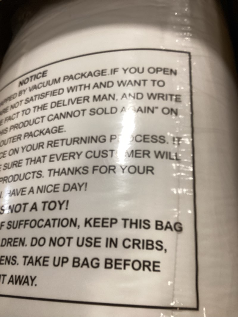 Condition photo showing Good Condition for ELEMUSE King Mattress Topper for Back Pain, Extra Thick Mattress Pad Cover, Plush Soft Pillowtop with Elastic Deep Pocket, Overfilled Down Alternative Filling White King Mattress Topper