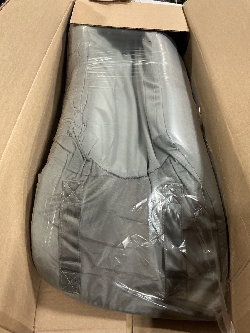 Condition photo showing Good Condition for Leg Pillow Elevation Blood Circulation, Wedge Pillow for Legs Swelling, Knee Pillow Wedge Post Surgery, Leg Elevation Pillows for After Surgery, Memory Foam Foot Leg Elevating Pillow, Grey Single Leg Grey