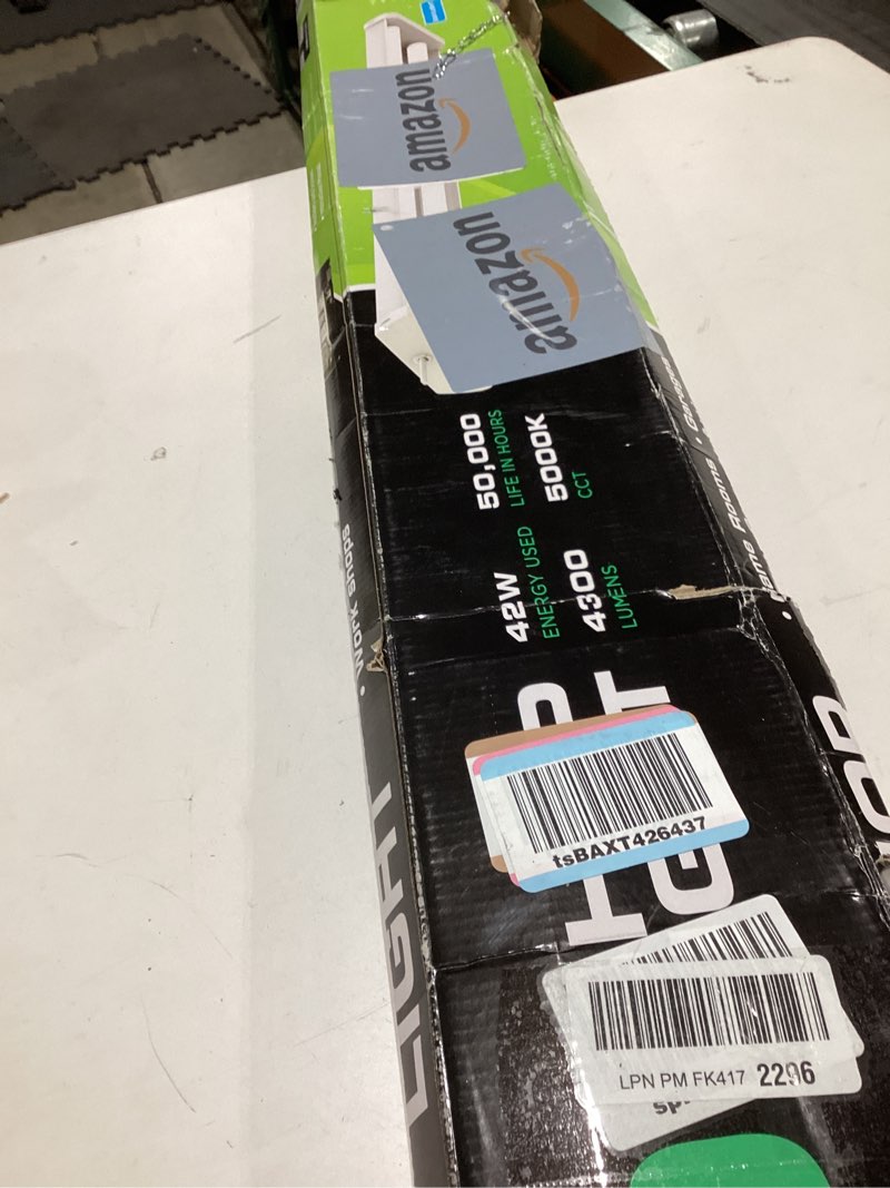 Condition photo showing New/Like New for MaxLite Shop Light 48" 42W 120V 5000K, White (SL2-48421-50) 2 Tube