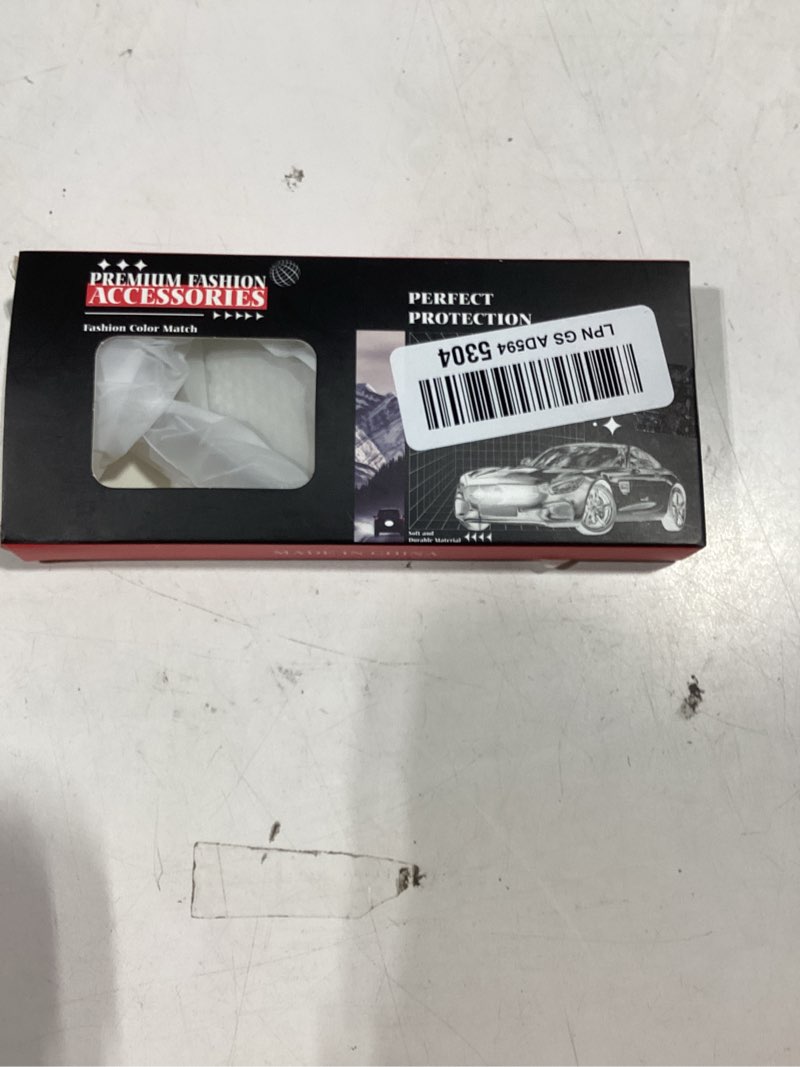 Condition photo showing New/Like New for ft funtor for kia key fob cover,compatible with kia soul forte telluride k5 seltos niro sportage sorento,5 buttons tpu for kia k5 key fob cover with silver edge (b-white) silver trim-white