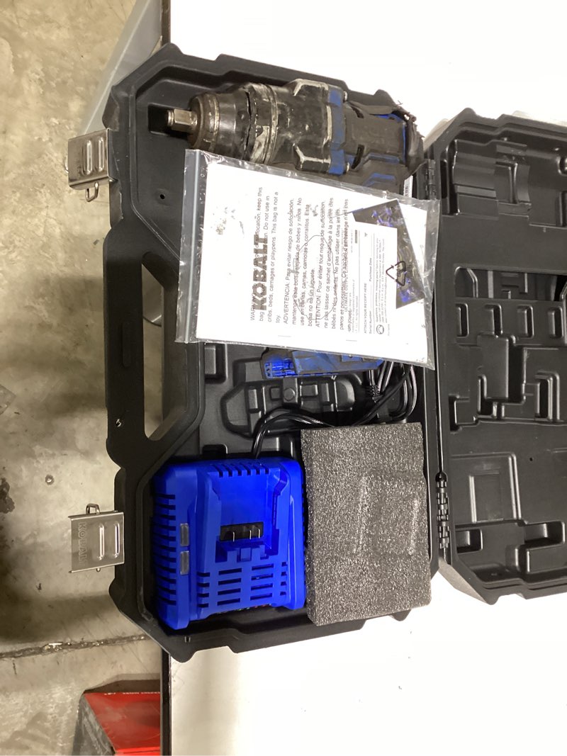 Condition photo showing Good Condition for kobalt xtr 24-volt variable speed brushless 1/2-in drive cordless impact wrench 