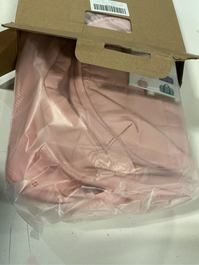 Condition photo showing New/Like New for WANDF Initial Laptop Backpack for Women, Quilted Puffer 14 Inch College Backpack, Personalized Water-Resistant Travel Backpack Daypack (Pink E) E Pink