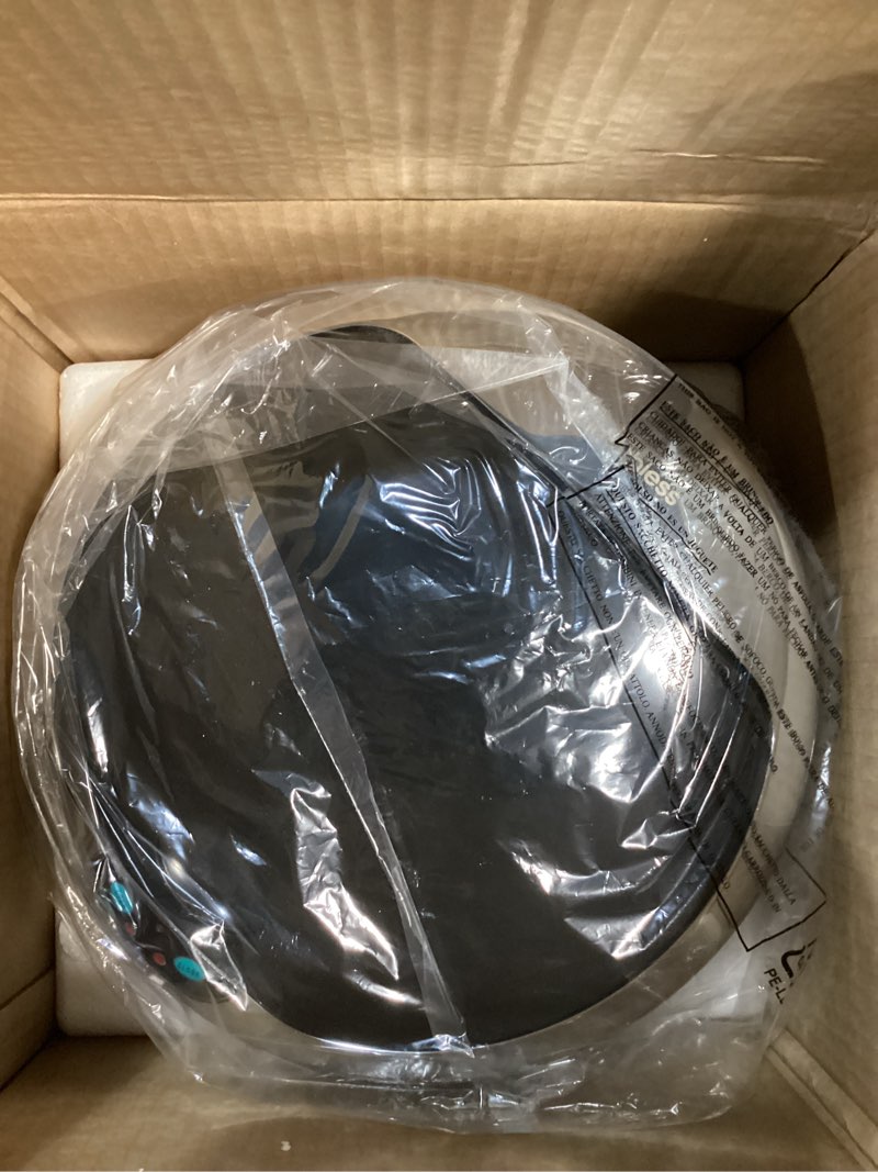 Condition photo showing New/Like New for iTouchless 8 Gallon Touchless Sensor Kitchen Trash Can with Odor Control System, Stainless Steel, Round Garbage Bin for Home or Office