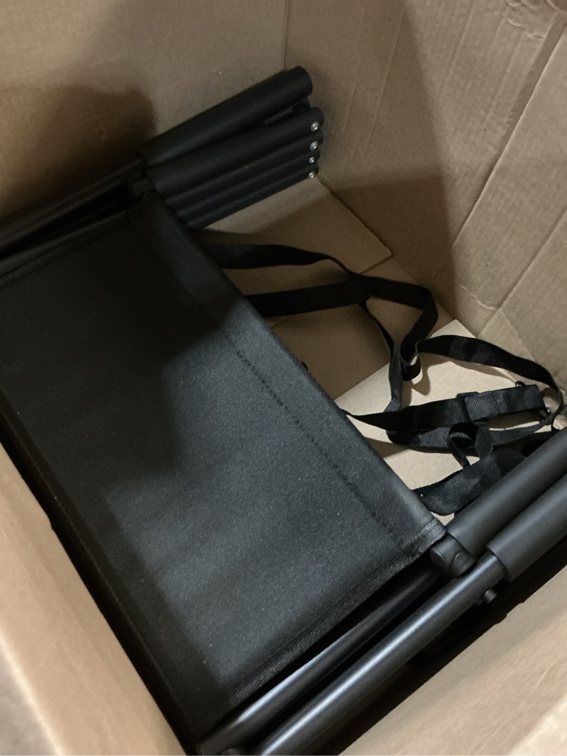 Condition photo showing As Is for extra wide 4 steps dog vehicle ramps | portable non-slip pet stairs for cars, trucks & suvs | folding dog ladder for high beds | supports up to 200 lbs