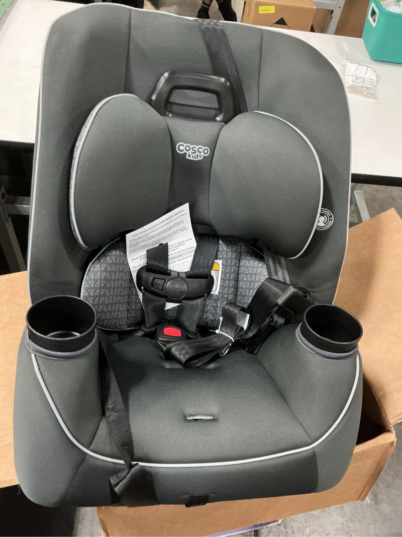 Condition photo showing Good Condition for cosco kids easy elite slim all-in-one convertible car seat, grey glyphs