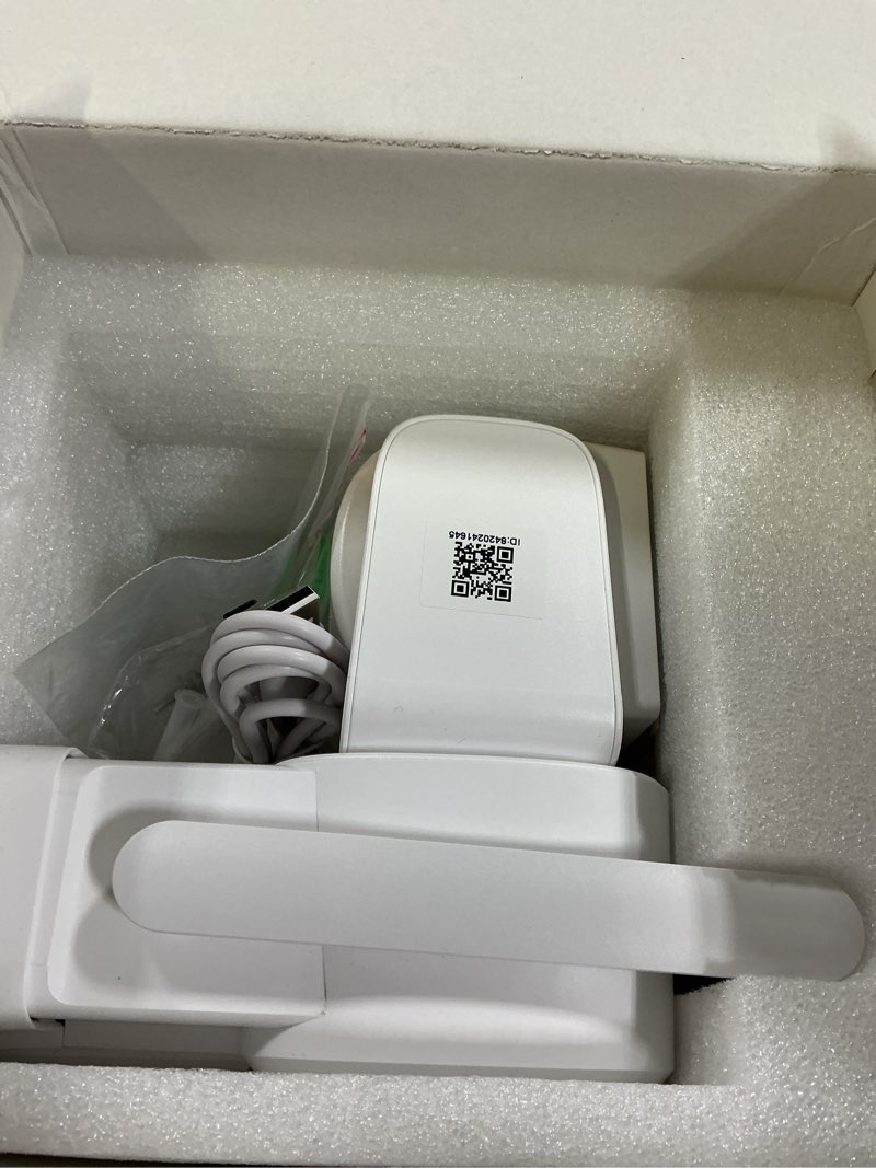 Condition photo showing Good Condition for 5g & 2.4g wi-fi outdoor camera wireless,solar security cameras wireless outdoor, 2k 360° ptz camera, solar/battery powered, pir human detection, color night vision,two-way voice calling, alexa 2 packs(white)