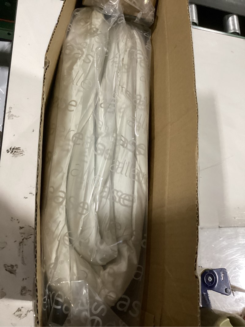 Condition photo showing New/Like New for allerease 100% organically grown cotton top waterproof mattress pad full size plush hypoallergenic fill allergy defense fabric machine washable stretch sidewalls fitted mattress cover topper (white)