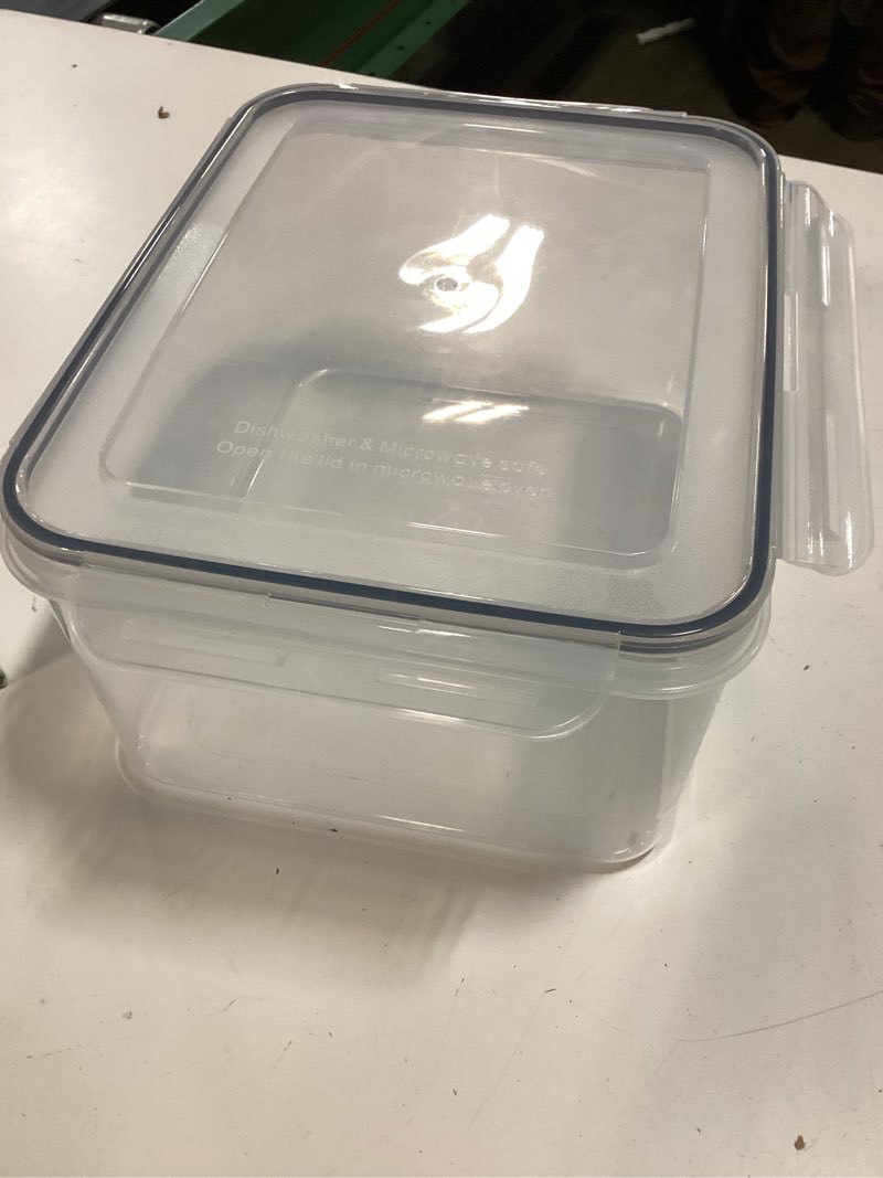 Condition photo showing As Is for 3 pcs large fruit storage containers for fridge - leakproof food storage containers with stainless steel colander - dishwasher safe produce containers keep fruits, vegetables, berry, meat fresh longer fc-3-ss