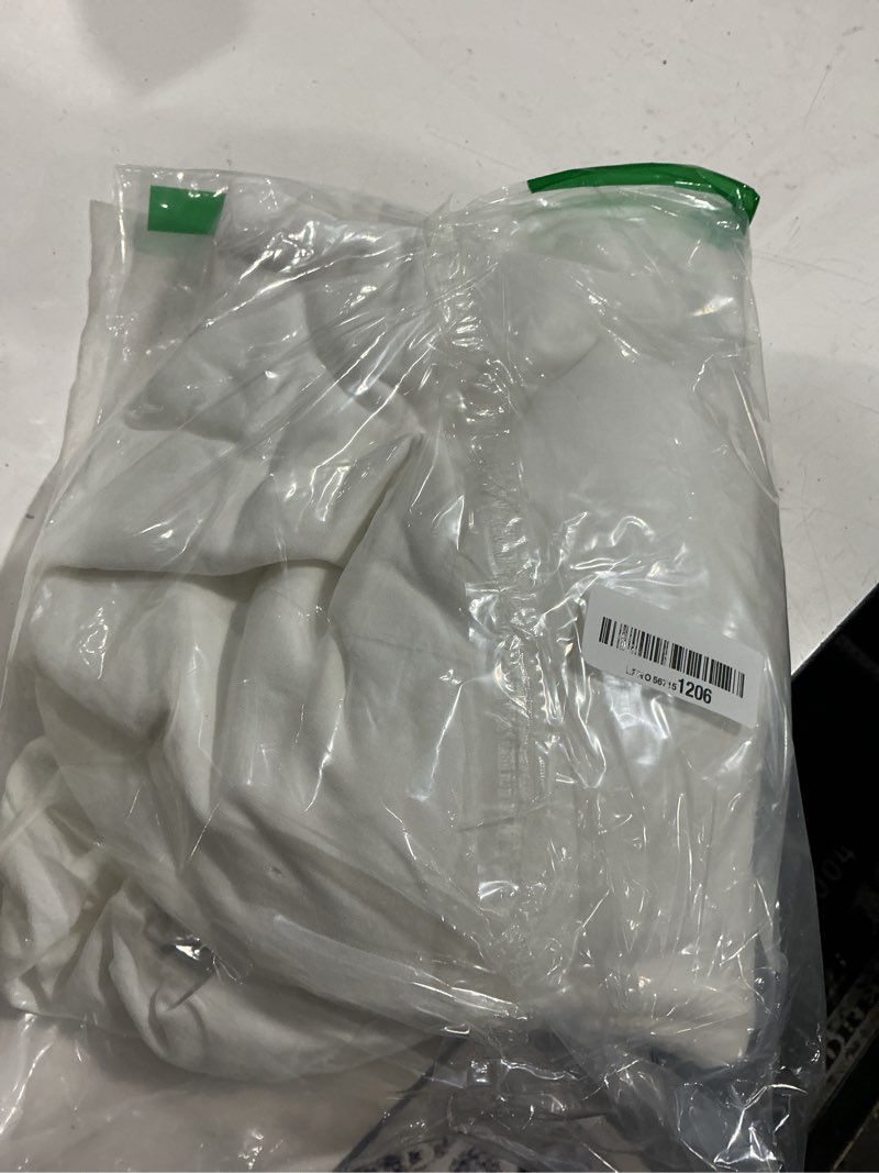 Condition photo showing As Is for hanes men's undershirt packs, stay-tucked soft cotton undershirts, best undershirts for men, white/black/asstd multipacks large white - 6 pack