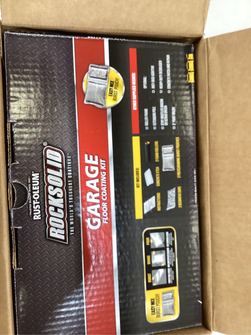 Garage floor coating kit