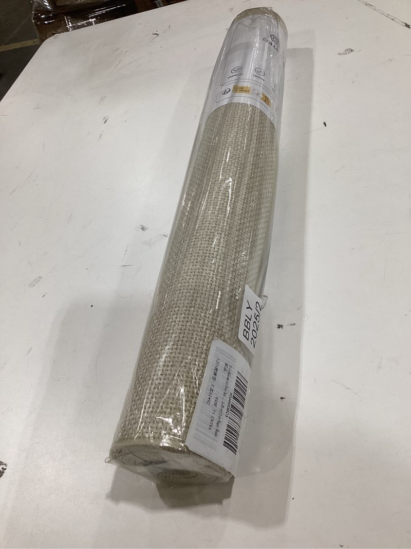 Condition photo showing New/Like New for color, geometry oversized door mat non slip rubber backed, 48\"x72\" front door mat indoor outdoor rug, dirt trapper doormat, heavy duty front door rugs, oatmeal beige oatmeal beige 2' x 3' (rectangular)