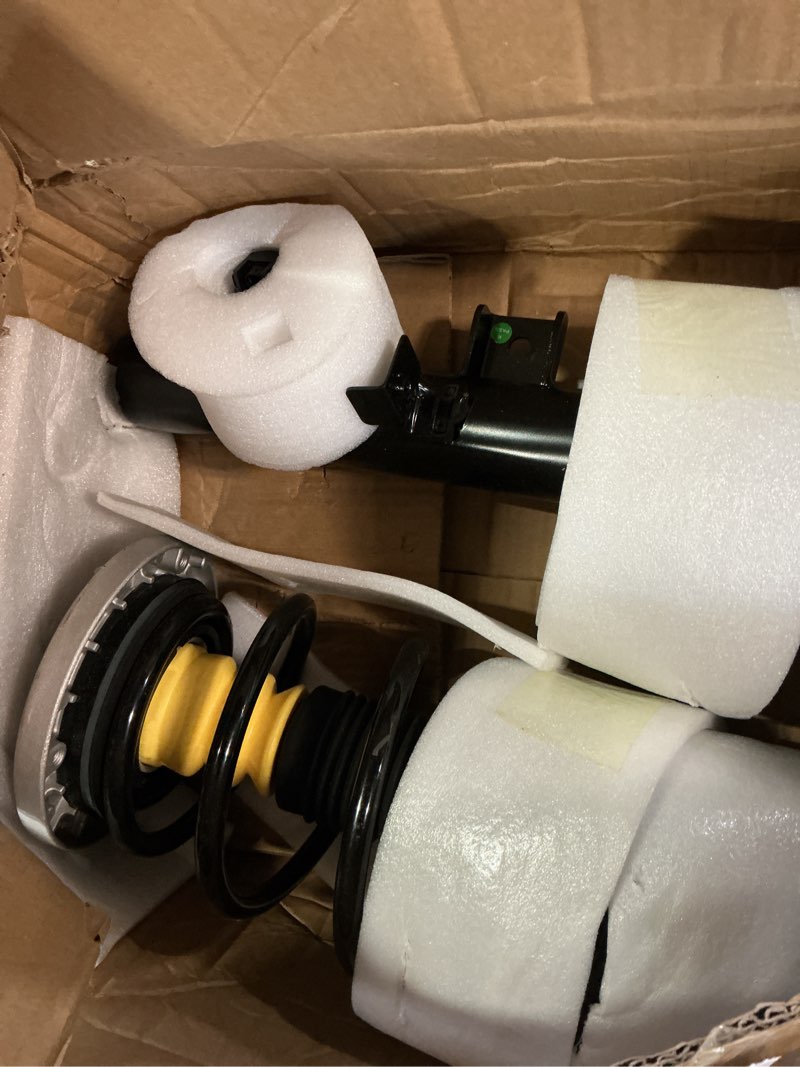 Condition photo showing Good Condition for pair front shock absorbers assembly compatible with f25 x3 2011-2017 f26 x4 2015-2018 31316796315 31316796316 left right suspension struts and coil spring without edc