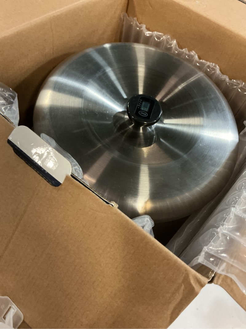 Condition photo showing Good Condition for GLACIER FRESH 2.25G Stainless Steel Countertop Water Filtration System, Gravity-Fed with Elarisey™ Filtration Technology, Reduces Heavy Metals, PFOA & PFOS, and Meets SGS Standards