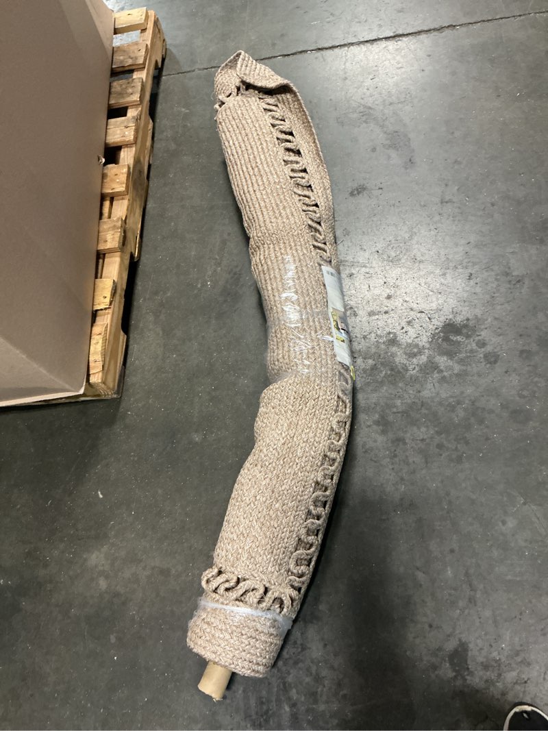 Condition photo showing Good Condition for 5’x7’ open weave braided outdoor patio area rug tan - threshold™ designed with studio mcgee