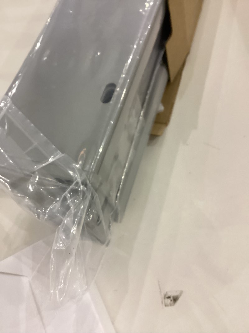 Condition photo showing Good Condition for Joydeco No Drill Blackout Shades, Free-Stop Cordless Roller Shades, UV Protection, Thermal Insulated Blinds for Indoor Windows, Easy Install Window Blinds for Home and Office (Grey, 28" W X 75" H) Light Grey (No Drill) 28"W x 75"H