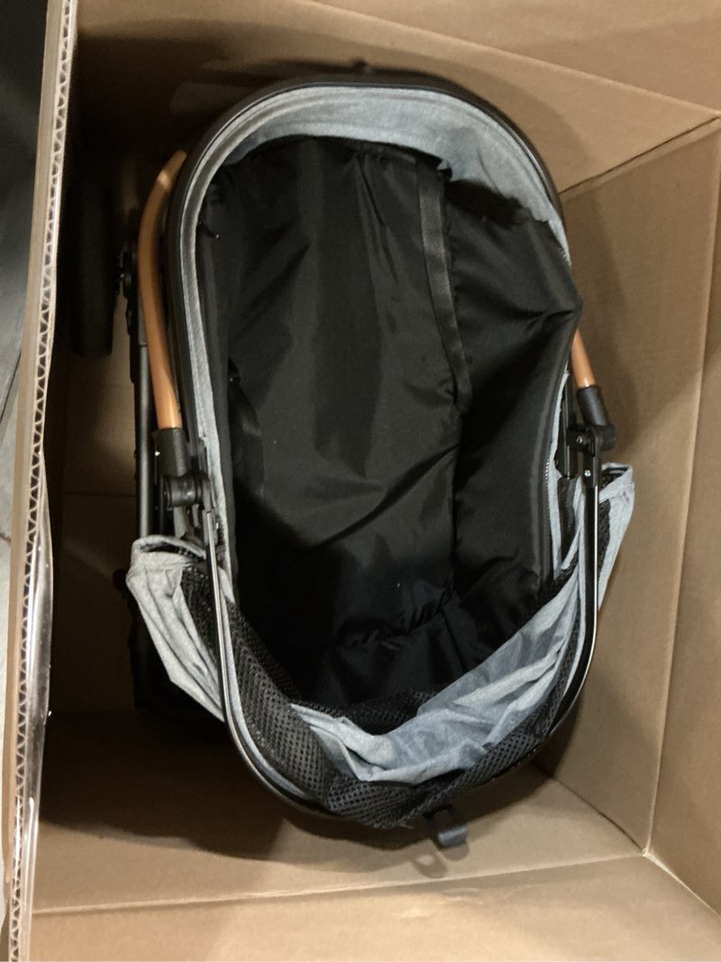 Condition photo showing Good Condition for zoosky 3 in 1 pet stroller with removable carrier, folding stroller for small/medium dogs and cats, waterproof, all-terrain, with sun shades, car seat black 3 in 1 small