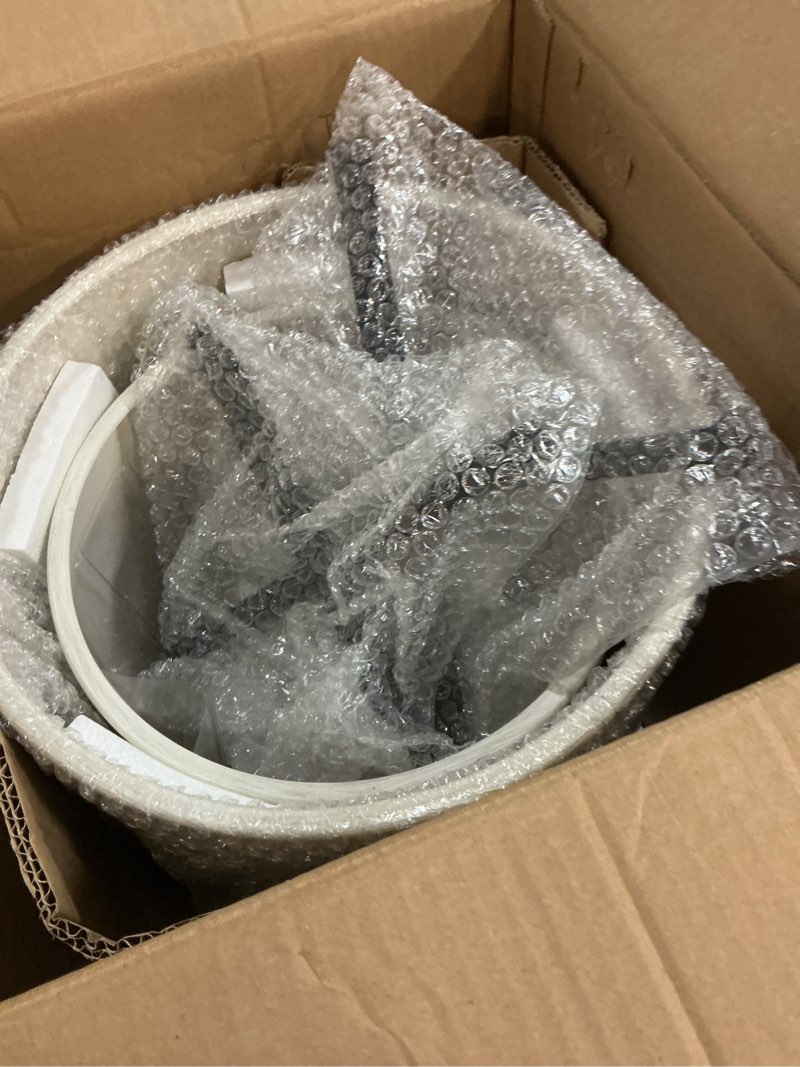 Condition photo showing Good Condition for ARNIS Modern Plant Pots, Large Planters with Stand, Set of 2 Decorative Planters, Metal Pots with Drainage Holes for Living Room, Office, Garden or Balcony, 10.5 &12.55 Inch, Dirt Dirt 10.5 &12.25