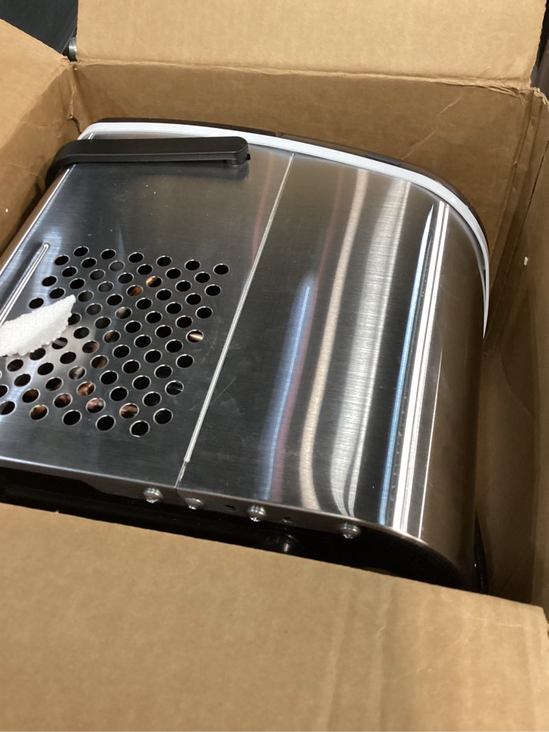 Condition photo showing As Is for euhomy ice maker machine light grey