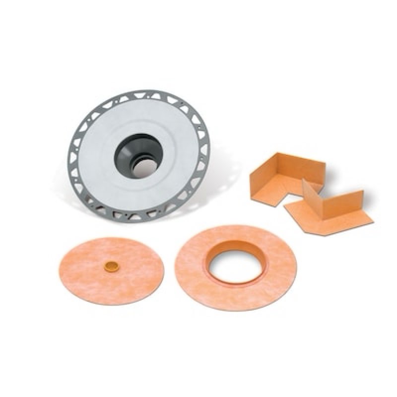 schluter systems kerdi-drain flange 2-in pvc