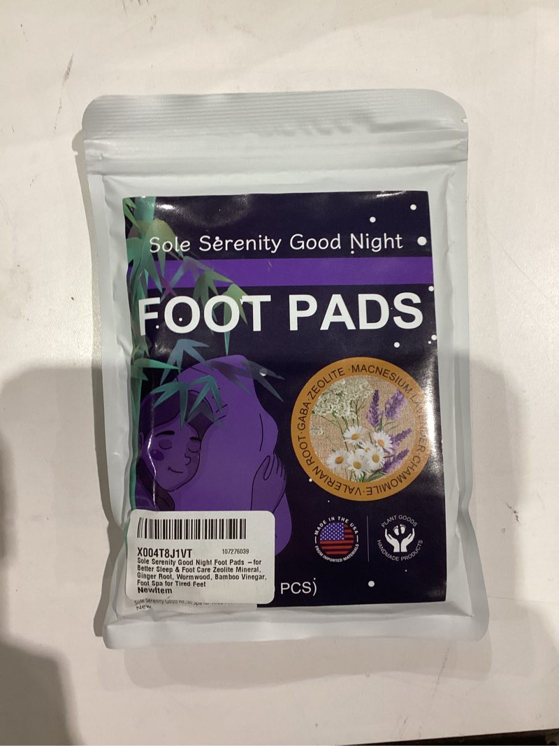 Condition photo showing New/Like New for Foot Pads -for Better Sleep & Foot Care Zeolite Mineral, Ginger Root, Wormwood, Bamboo Vinegar, Foot Spa for Tired Feet