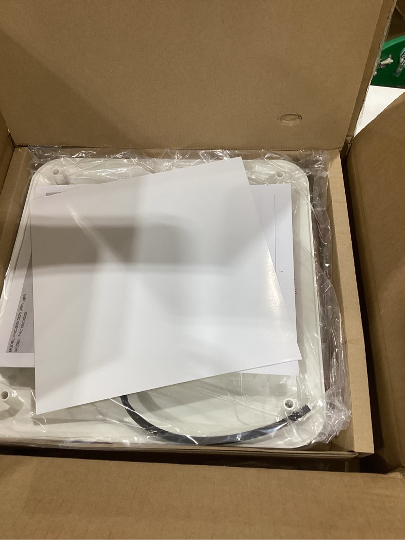 Condition photo showing Good Condition for 2 In 1 Bath Fan With LED Light, 25W Ceiling Mount Ventilation Fan and Light Combo for Bathroom and Home, 100CFM, 120V, 1000LM, 5CCT Seletable, Dimmable & Wet Rated, ETL Certified 100CFM with Light