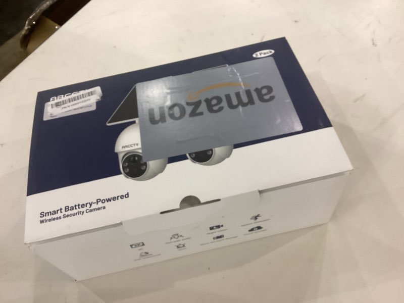 Smart battery powered wireless security camera