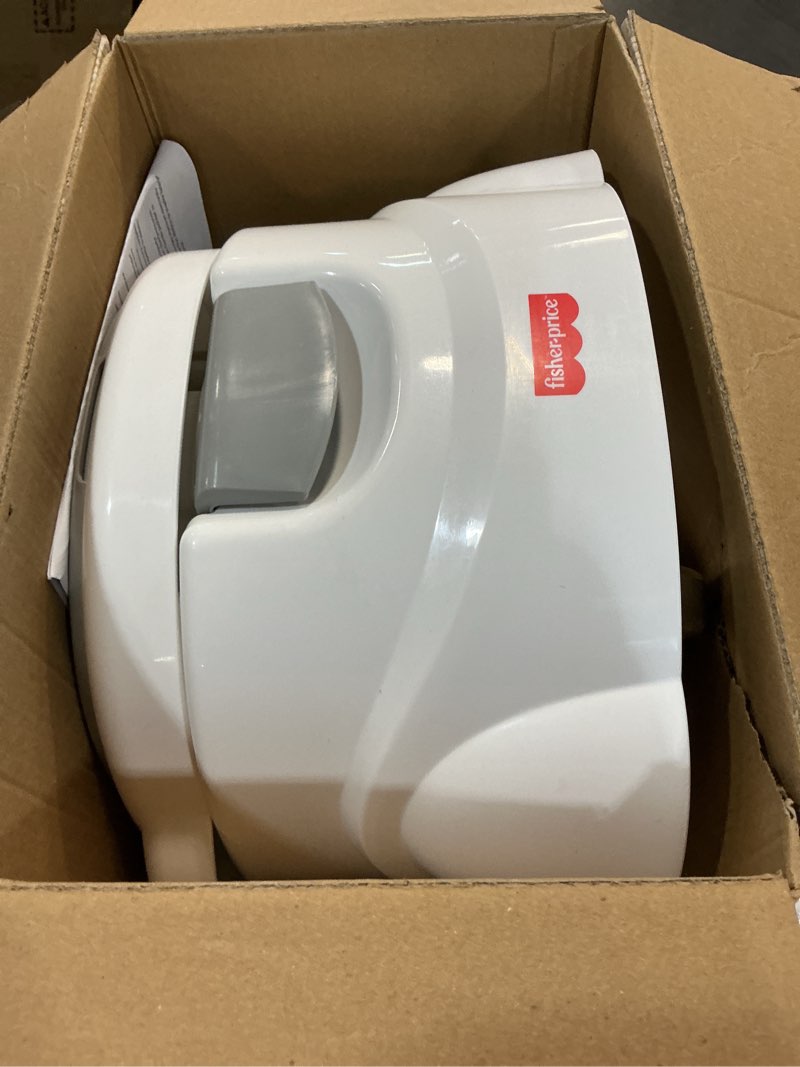 Condition photo showing As Is for fisher-price™ 2-n-1 toddler toilet cheer for me! potty training seat with sounds and phrases and removable potty ring