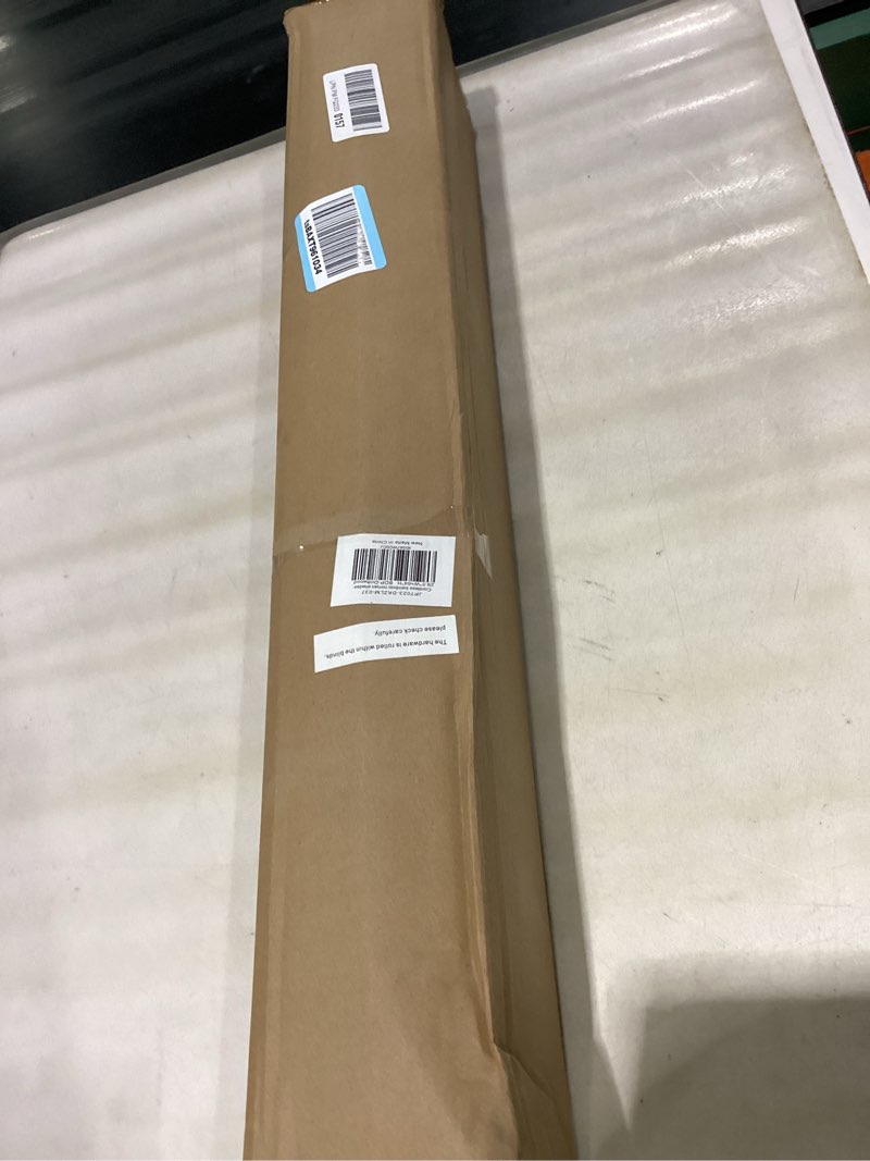 Condition photo showing New/Like New for lazblinds cordless bamboo roman shades, privacy blinds for interior windows, room darkening roll up bamboo blinds for home & patio, 29.5" w x 64" h, bdp-driftwood privacy - driftwood 29 1/2" w x 64" h