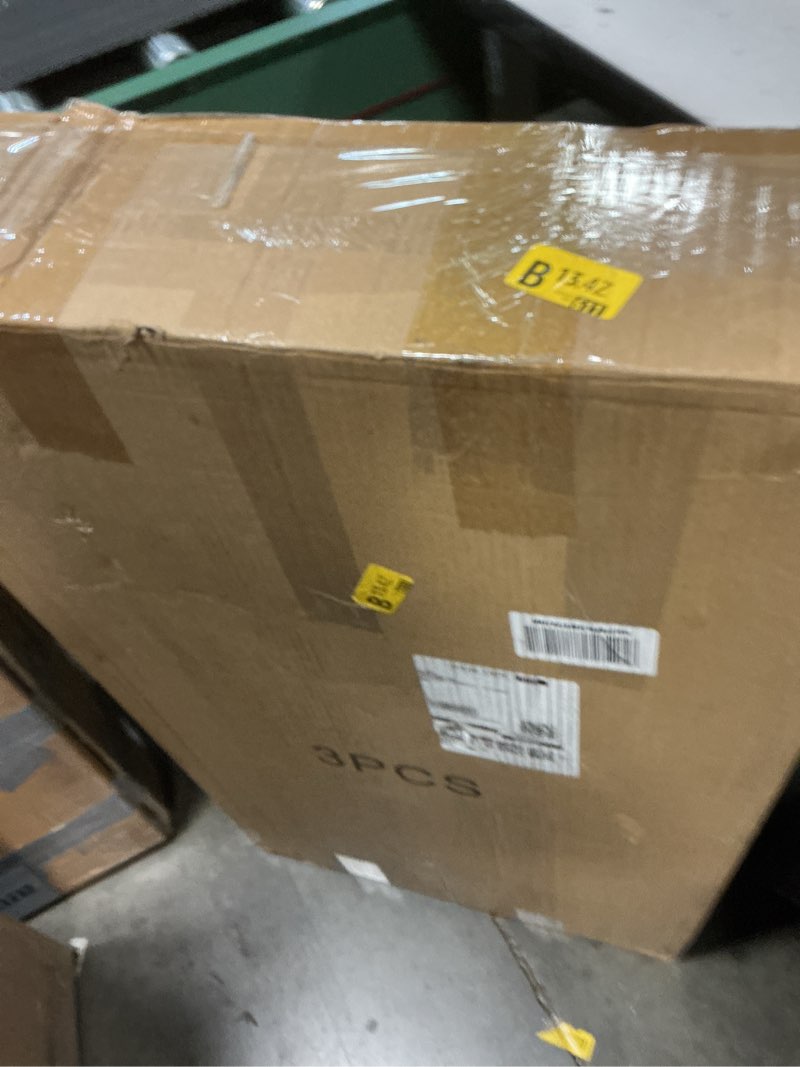 Condition photo showing New/Like New for 3Pcs White Cylinder Pedestal Stands, Thickened PVC Round Pedestal Display Plinth Pillars for Wedding Birthday Babyshower Decoration Art Decor