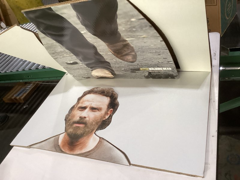 Condition photo showing Good Condition for Cardboard People Rick Grimes Life Size Cardboard Cutout Standup - AMC's The Walking Dead