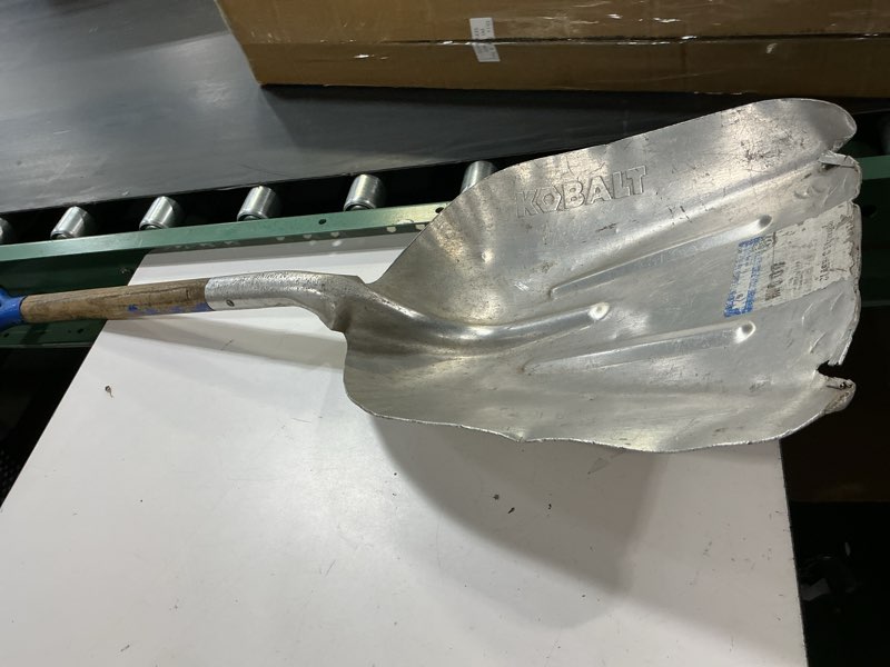 Condition photo showing As Is for bon tool 28-in wood d-handle scoop shovel