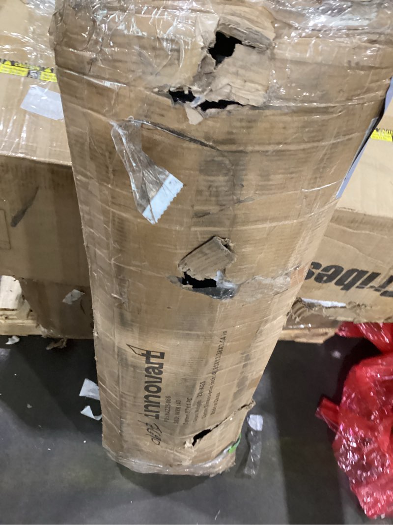 Condition photo showing As Is for INNOVART Folding Table Cart, Black Table Rack for 60” Round Tables and Oblong Tables, Heavy Duty Table Trolley Desk Trolley, Metal Frame Rolling Caster, Party Event Hotel Furniture, 10 Table Capacity