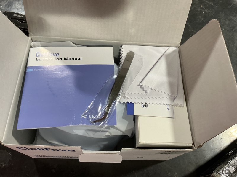 Condition photo showing Good Condition for ultrasonic retainer cleaner machine 48khz denture and aligner cleaning pod for mouth guards night guards dental trays braces toothbrushes jewelry with 200ml capacity (blue)