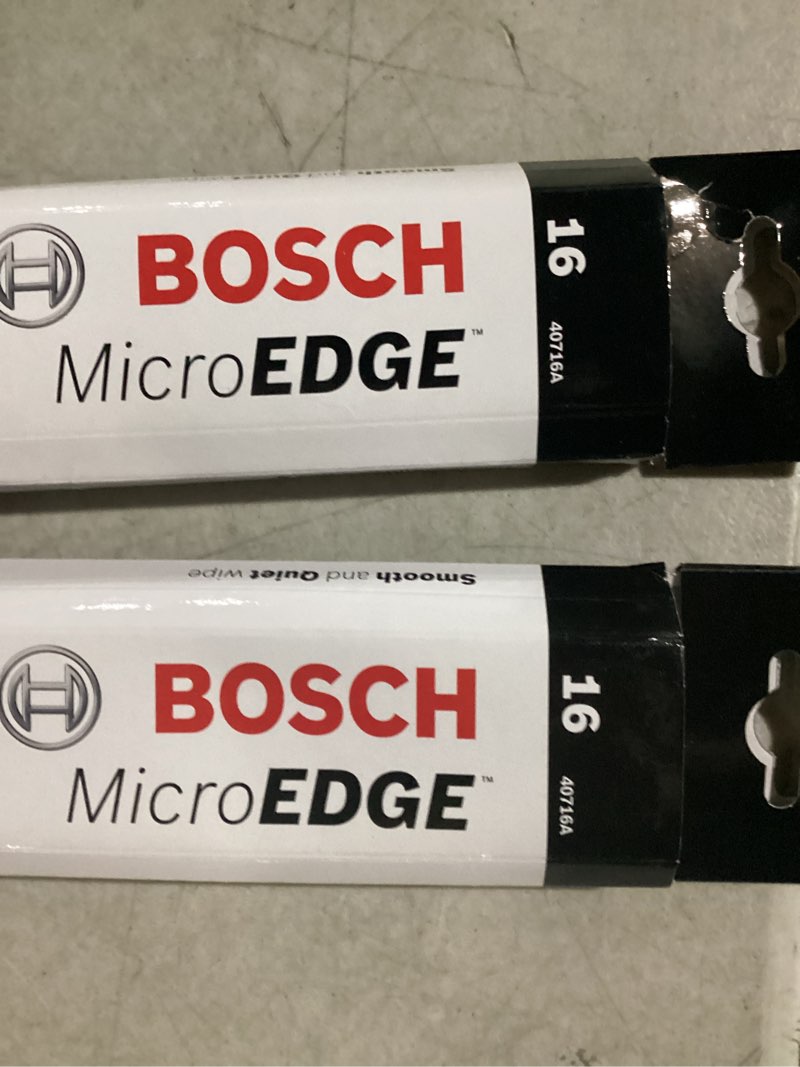 Condition photo showing New/Like New for BOSCH 40716A MicroEdge Conventional Wiper Blade; 16" - Single