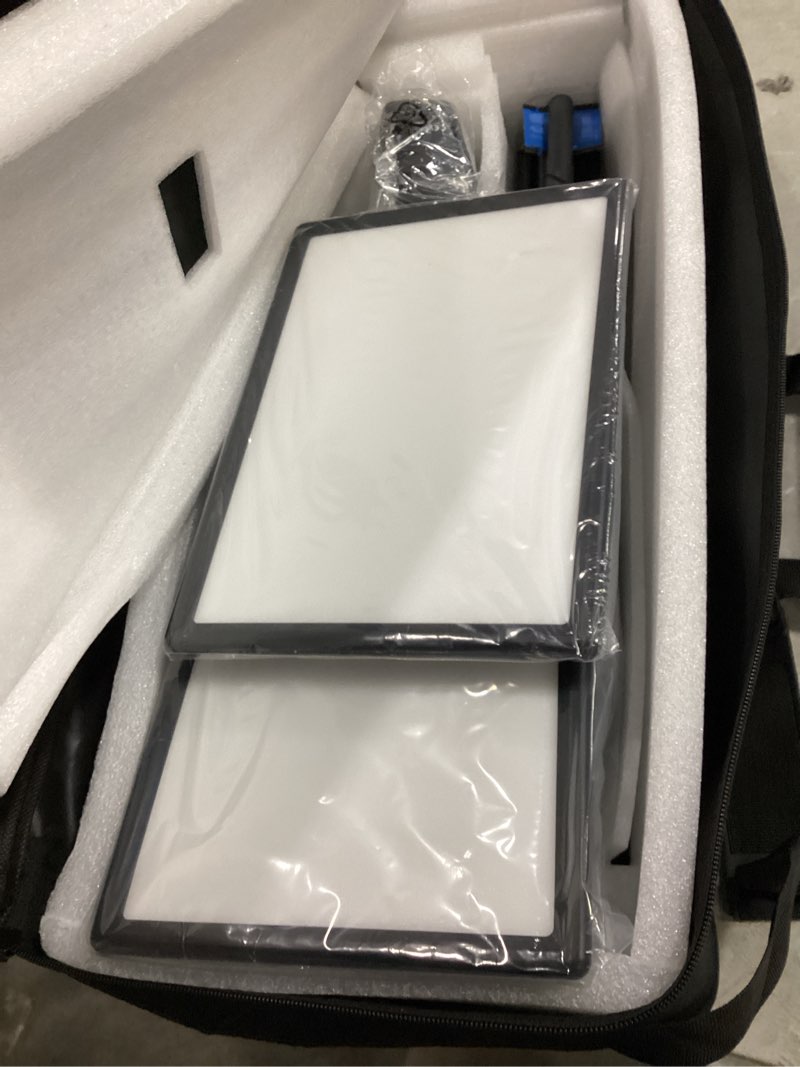 Condition photo showing Good Condition for neewer 13" led video light panel kit, 2 pack bi color dimmable with tripod stand, 4000mah battery, 3200k-5600k cri97+, usb, for studio/streaming/youtube, black, nl-192ai