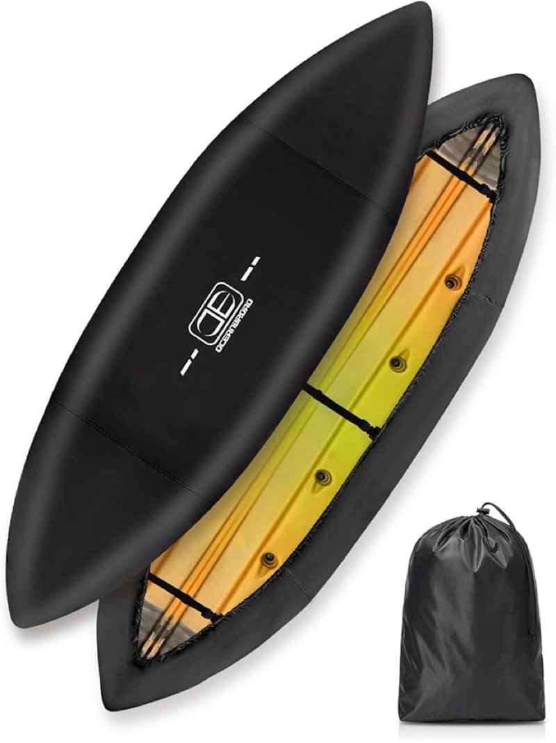 oceanbroad kayak cover, water-resistant uv-resistant kayak(non-fishing) canoe dust covers for outdoo