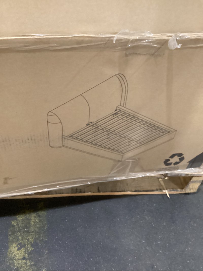 Dark gray Queen headboard only box 1 of 2 (product info unknown)