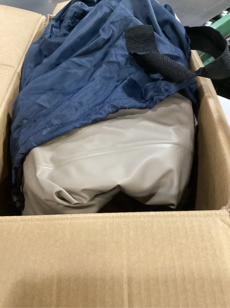 Condition photo showing As Is for intex ultra plush 20  queen air mattress with 120v internal pump