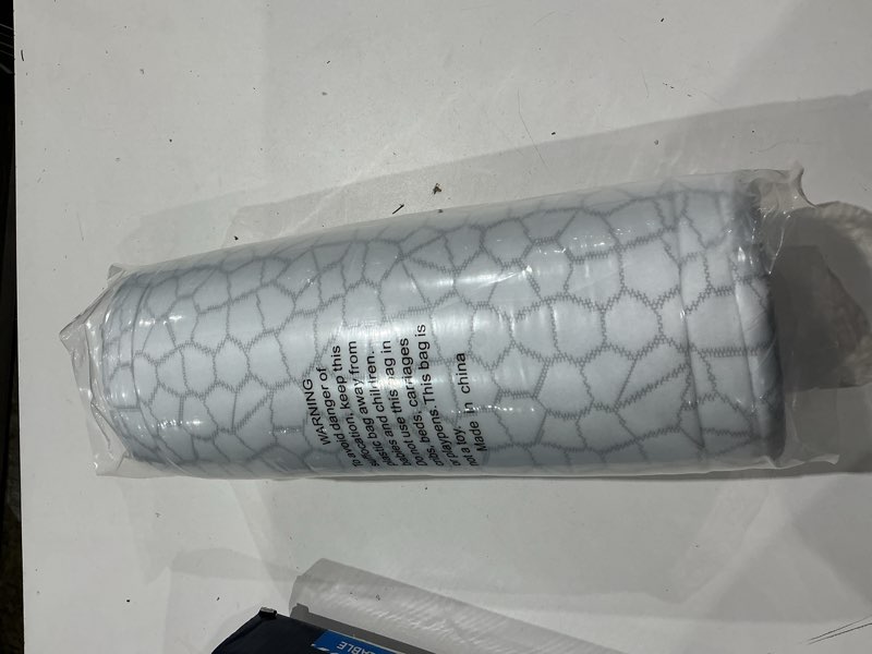Condition photo showing Good Condition for incomplete cooling pillows king size set of 2, firm shredded memory foam pillows for side back stomach sleepers, two-sided cool neck pillow for neck shoulder pain, luxury gel cold bed pillow for hot sleepers king (2 count) original white (icy)