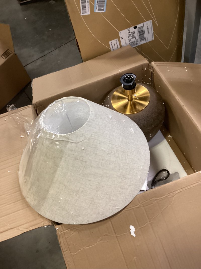 Condition photo showing Good Condition for ((Similar))Rhodes 31 inch 60 watt Brown Accent Table Lamp Portable Light