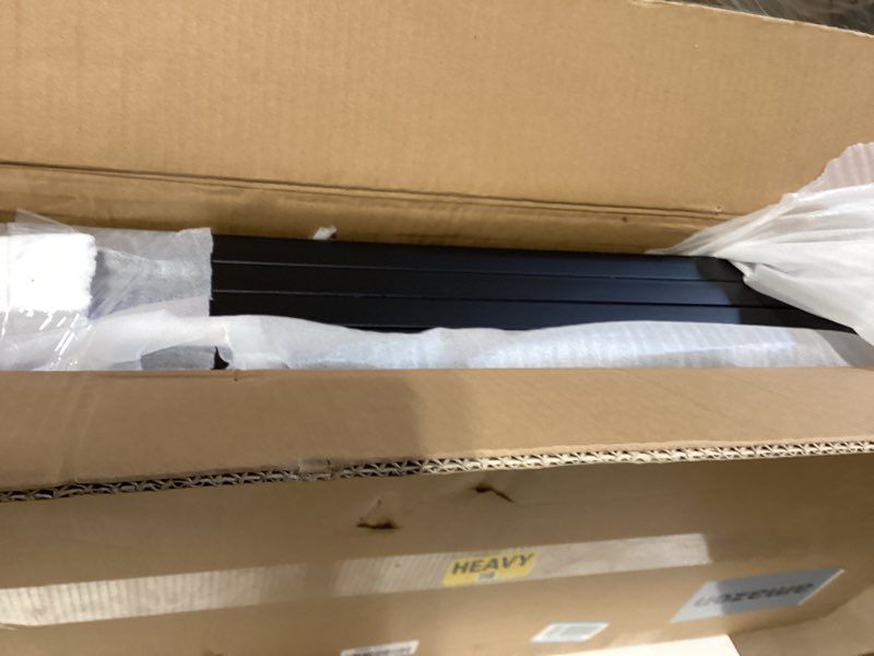 Condition photo showing Good Condition for dj booth table station 44"x42"x21", dj facade booth w/black & white lighting scrims, detachable 40"x20" dj table, carrying bag, foldable metal frame dj booth panel for show, party, gathering 40x20 dj booth