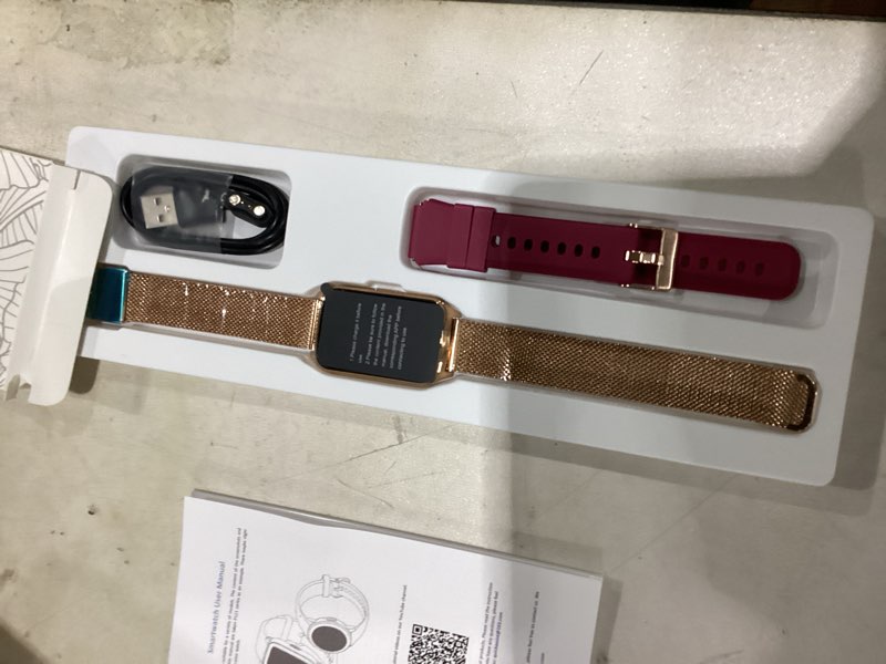 fitness tracker watch for women men, step counter compatible with iphone android, ip68 waterproof activity tracker with sleep monitor, 110+ sports pedometer (duskgold, 1.57) duskgold 1.57