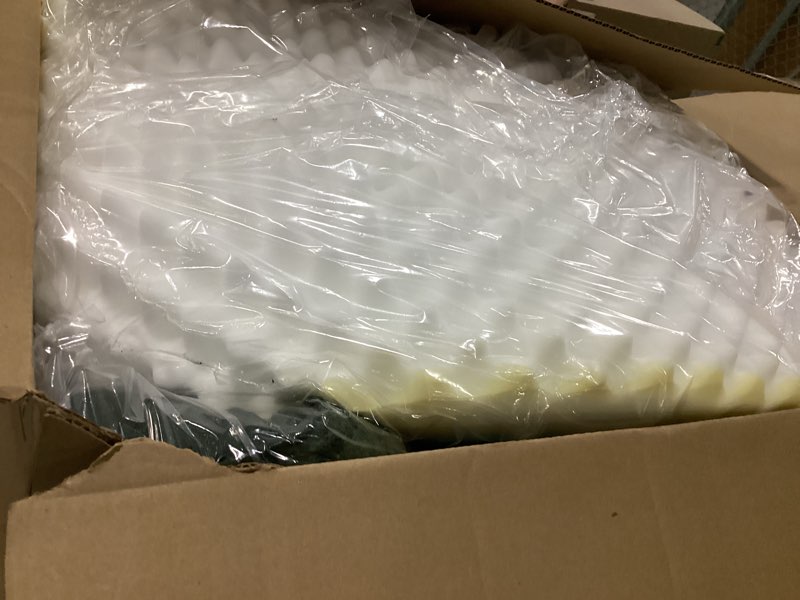 Condition photo showing New/Like New for EHEYCIGA Orthopedic Dog Beds for Extra Large Dogs, Waterproof Memory Foam XL Pet Bed with Sides, Non-Slip Bottom and Egg-Crate Foam Big Dog Couch Bed with Washable Removable Cover, Dark Green 44.0"L x 32.0"W x 6.5"Th Dark Green