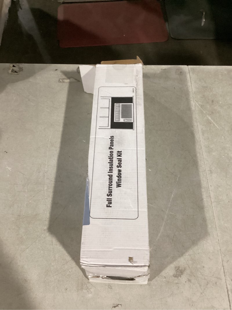 Condition photo showing Good Condition for air jade window air conditioner side panels, extra wide 4ft surround insulation side panels for indoor window ac unit, ac window seal kit for summer and winter, white