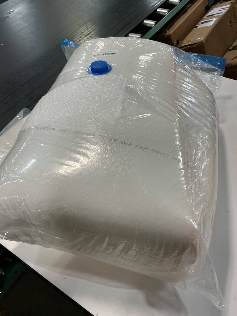 Condition photo showing As Is for bedsure l plus orthopedic dog bed for large dogs - washable dog cat bed waterproof, l plus big comfort dogs couch sofa with washable removable cover, pet bed with nonskid bottom, lavender, 38" 38"l x 28"w x 6.5"th lavender