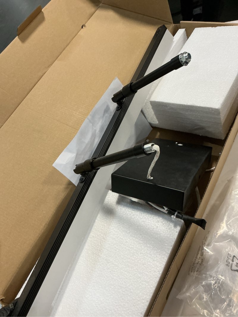 Condition photo showing Good Condition for aipsun 24 inch black led vanity light adjustable modern bathroom vanity light fixtures over mirror 5500k black 23.6 in