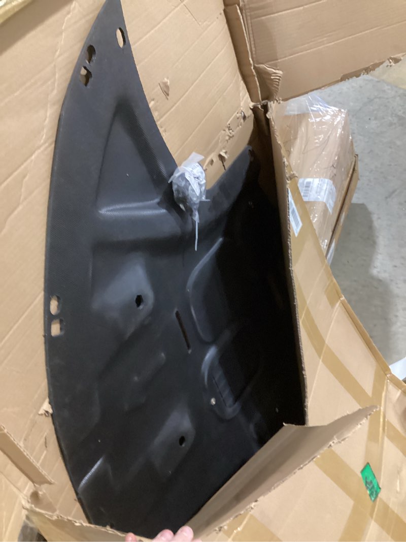 Condition photo showing As Is for Front Engine Splash Shield Fit for KIA Forte 2019-2024 Engine Case Guards Suitable for Forte Under Engine Cover Mud Flaps Directly Replace Original