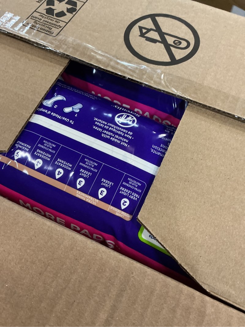 Condition photo showing New/Like New for TENA Sensitive Care Incontinence Pads, Bladder Control & Postpartum for Women, Overnight Absorbency, Extra Coverage - 90 Count