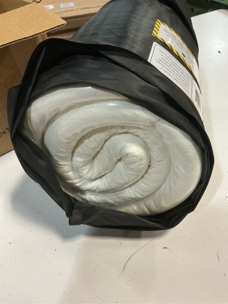 Condition photo showing Good Condition for rocking chair cushion - chenille fabric, high-density sponge, durable comfort non-slip bottom tufted seat pads with ties, chenille?white, 44x19x4 inch chenille?white 44x19x4 inch
