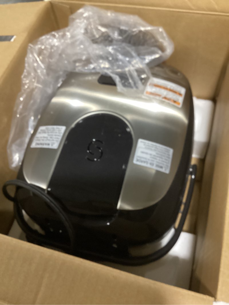 Condition photo showing New/Like New for Zojirushi Micom 3-Cup Compact Size, Multiple Settings, Stainless Steel Made, Built-In Retractable Power Cord and Easy to Transport Rice Cooker and Warmer Stainless Black 3-Cups (uncooked), Rice Cooker & Warmer